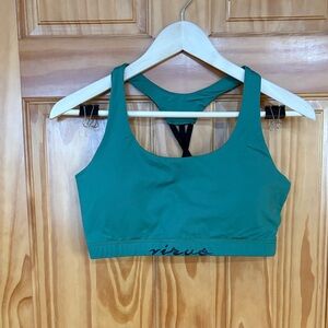 Virus x Barbella Green Sports Bra